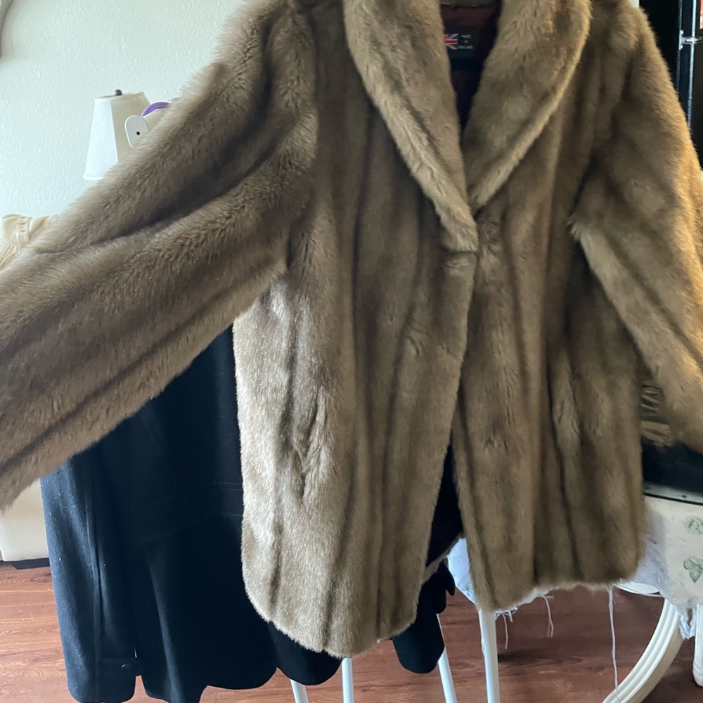 Jaded London Tan Teddy Jacket Plush Faux Fur
